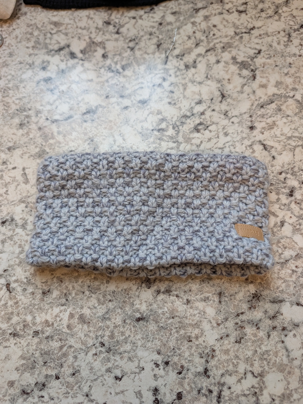 Wedze Women's Cable Knit Fleece Lined Headband Winter Hat Ski NWOT